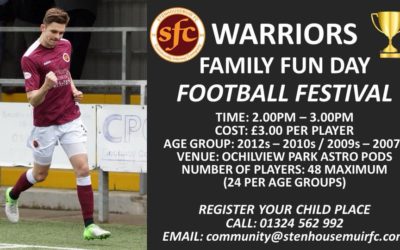 WARRIORS FUN DAY FOOTBALL FESTIVAL