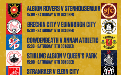 Warriors return to action away to Albion Rovers