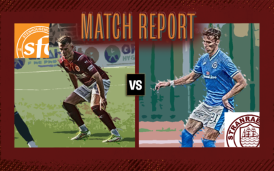 Match Report vs Stranraer