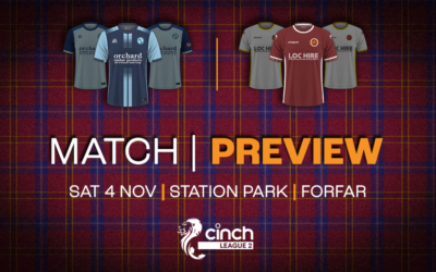 Match Preview | vs Forfar Athletic