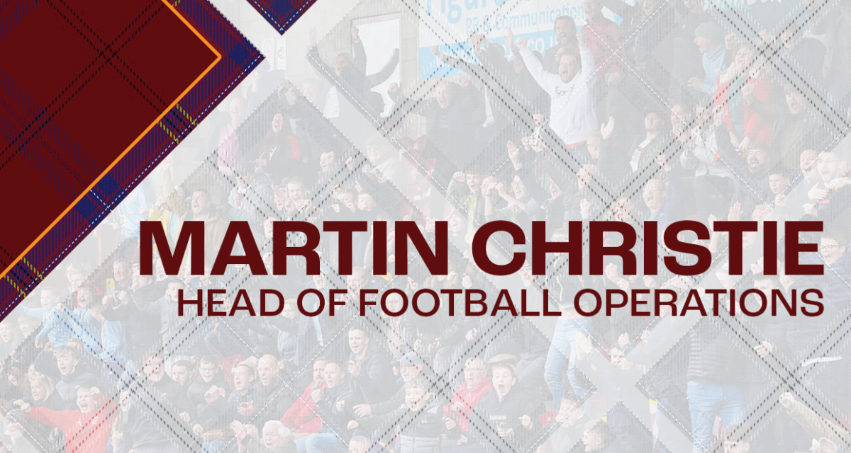 Martin Christie appointed Head of Football Operations