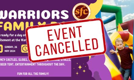 Warriors Family Day 2024 – Cancelled