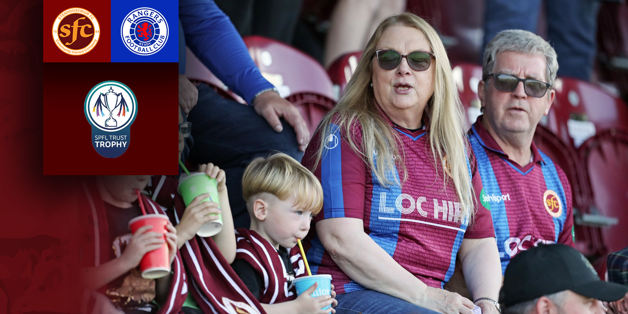 Stenhousemuir will face Rangers ‘B’ in SPFL Trust Trophy