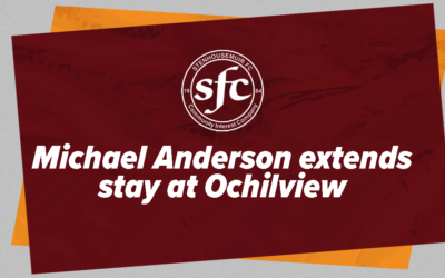 Michael Anderson commits future to Ochilview in one-year extension