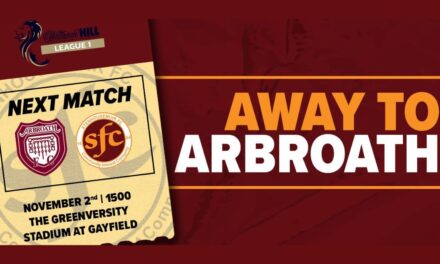 Ticket Information for Arbroath vs Stenhousemuir – Saturday, 2nd November 2024