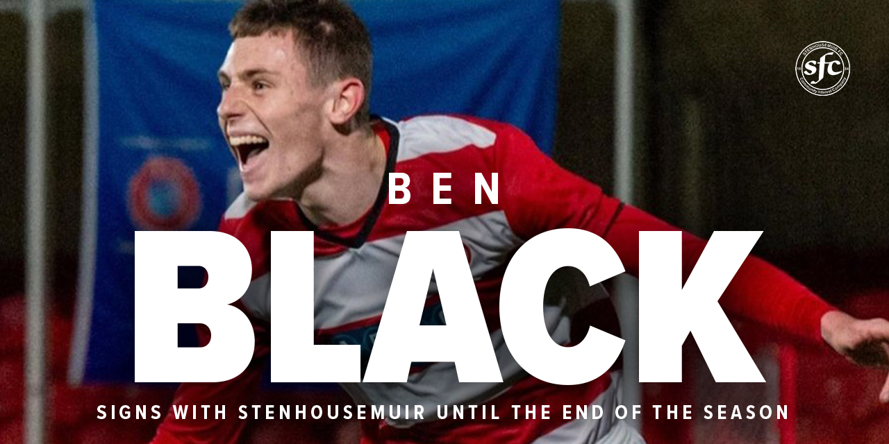 Ben Black joins on loan from Hamilton Academical