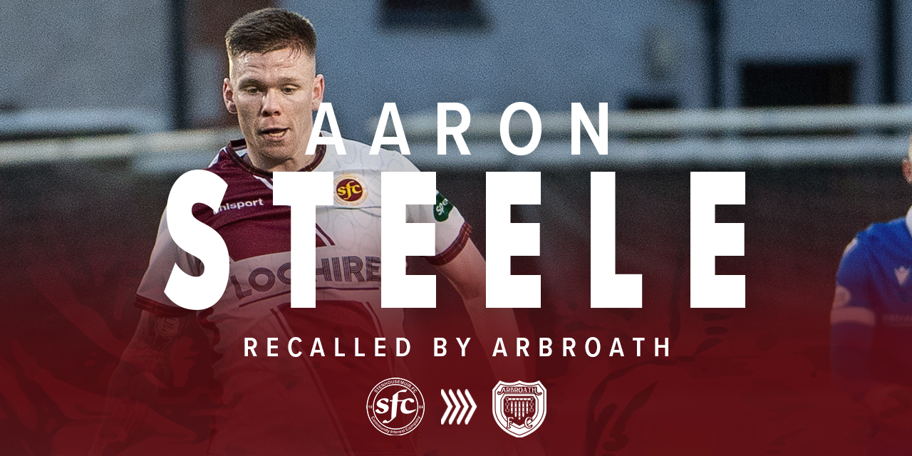 Aaron Steele returns to Arbroath