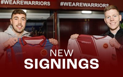 Warriors, we have bolstered our squad with two new loan signings 